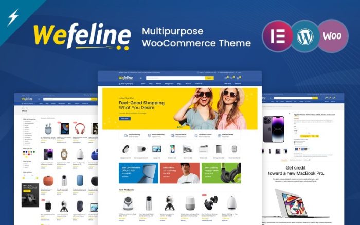 Wefeline - Mega Mağaza ve Elektronik WooCommerce Teması