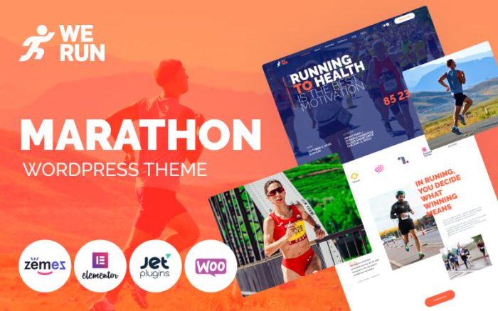WeRun - Maraton Woocommerce E-Ticaret Teması