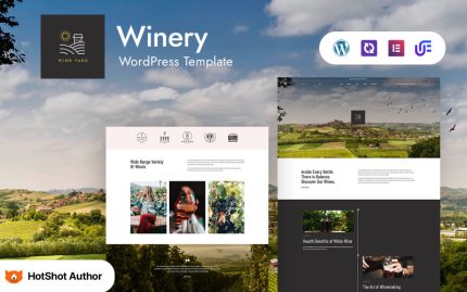 WineYard - Şarap ve Şaraphane WordPress Elementor Teması