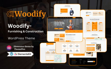 Woodify - Mobilya ve İnşaat WordPress Teması