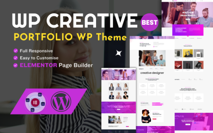 WpCreative Pro Portföy Mobil Uyumlu WordPress Teması