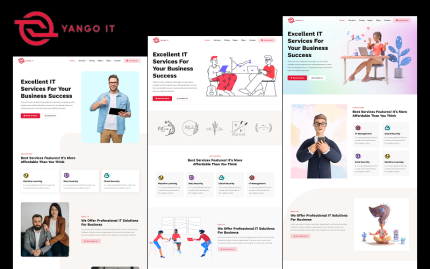 Yango - Teknoloji BT Çözümleri, Yazılım, Hizmet Sağlayıcı Şirket ve İş WordPress Teması