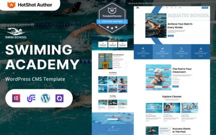 Yüzme Okulu - Yüzme Okulu ve Eğitim WordPress Elementor Teması