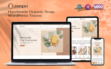 Zeepo - El Yapımı Organik Sabun WooCommerce Teması