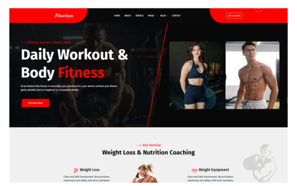 Zengym - Modern Spor Salonu ve Fitness WordPress Teması