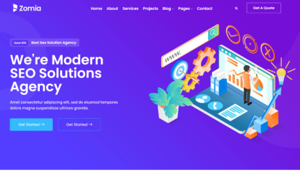 Zomia - Teknoloji ve Ajans WordPress Teması