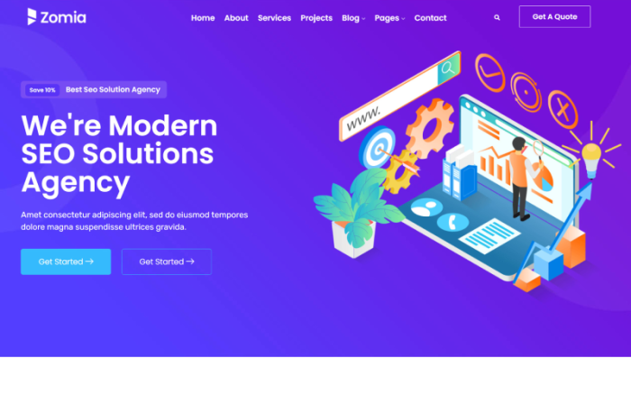 Zomia - Teknoloji ve Ajans WordPress Teması