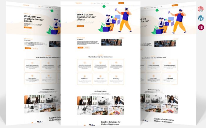 Agencyb - Yaratıcı Ajans Elementor WordPress Teması