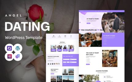 Angel - Arkadaşlık Platformu ve İlişki Hizmetleri WordPress Elementor Teması