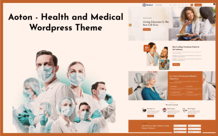 Aoton - Sağlık ve Medikal Wordpress Teması
