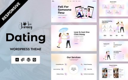 Aşk Yolculuğu - Çevrimiçi Arkadaşlık ve İlişki WordPress Elementor Teması