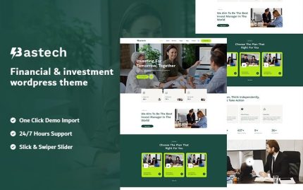 Bastech - Finans ve Yatırım WordPress Teması