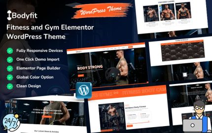 Bodyfit - Fitness ve Spor Salonu WordPress Teması