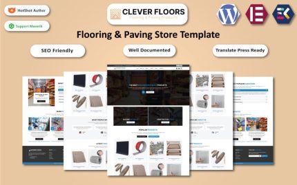 Clever Floors - Döşeme ve Kaplama Ürünleri Mağazası WooCommerce Elementor Teması