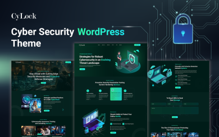 Cylock - Siber Güvenlik Hizmeti WordPress Teması