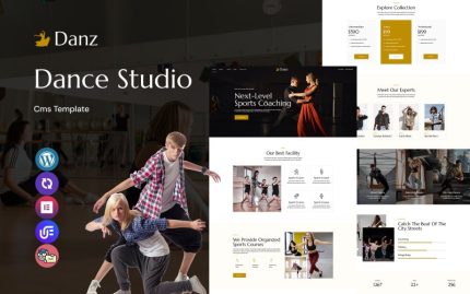 Danz – Dans Stüdyosu Wordpress Teması