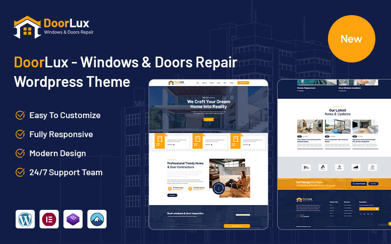 Doorlux – Pencere ve Kapı Servisi WordPress Teması Doorlux – Pencere ve Kapı Servisi WordPress Teması