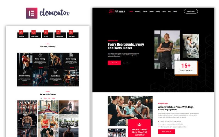 Fitaura - Spor Salonu ve Fitness WordPress Teması