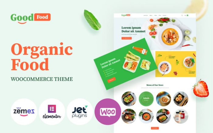 GoodFood - Şık Organik Gıda Teması WooCommerce Teması