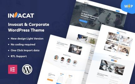 Invacat - Kurumsal WordPress Teması