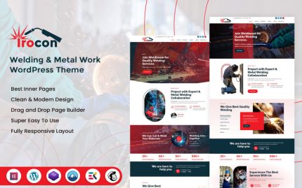 Irocon - Kaynak ve Metal İşleri WordPress Teması