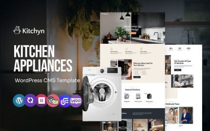 Kitchyn - Mutfak Aletleri Çok Amaçlı WordPress Elementor Teması
