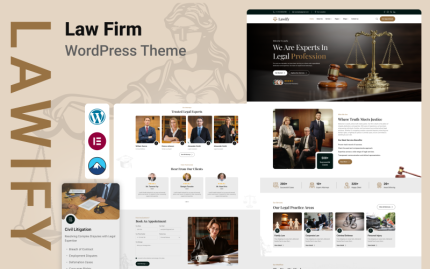 Lawify – Hukuk Bürosu ve Hukuk Hizmetleri WordPress Teması
