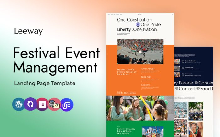 Leeway - Festival Etkinlik Yönetimi ve Organizasyonu Elementor Teması