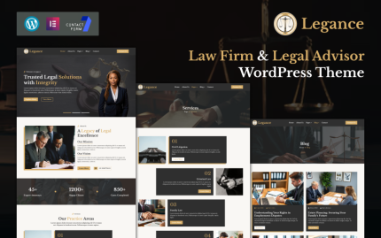 Legance – Avukat ve Hukuk Danışmanı WordPress Teması
