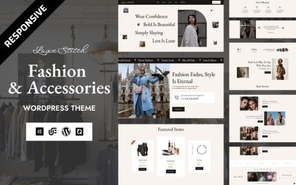 Luxe Stitch - Moda Butik ve Aksesuar Mağazası WooCommerce Elementor Teması