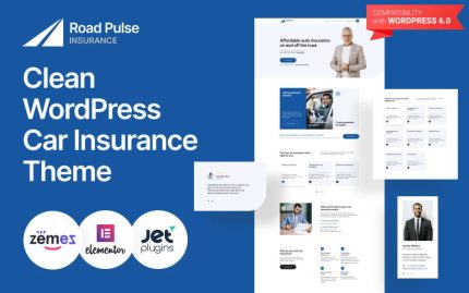 Road Pulse - Temiz Araba Sigortası WordPress Teması