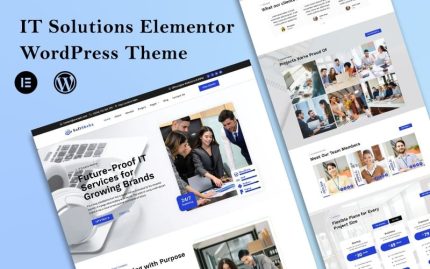 SoftSheba - BT Çözümleri Ajansı Elementor WordPress Teması