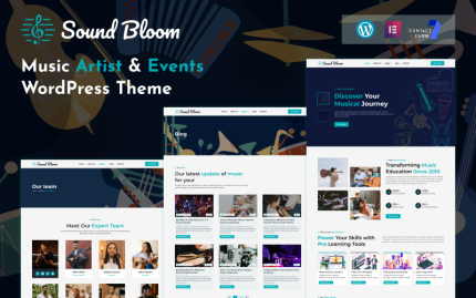 Sound Bloom – Müzik Sanatçısı ve Etkinlikler WordPress Teması