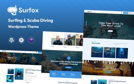 Surfox - Sörf ve Tüplü Dalış WordPress Teması