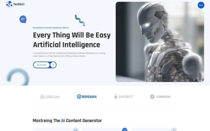 Techbot – Yapay Zeka ve Teknoloji WordPress Teması