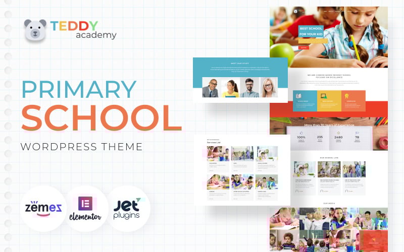 Teddy Academy - İlkokul Elementor Teması