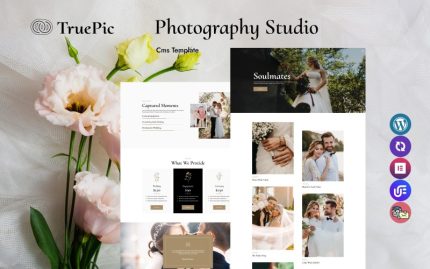 Truepic - Düğün Fotoğrafçılığı WordPress Teması