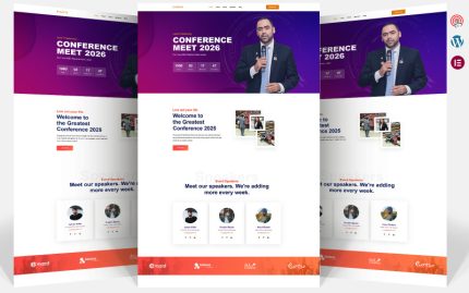 Xevents - Çoklu Etkinlik ve Konferanslar Mobil Uyumlu WordPress Teması