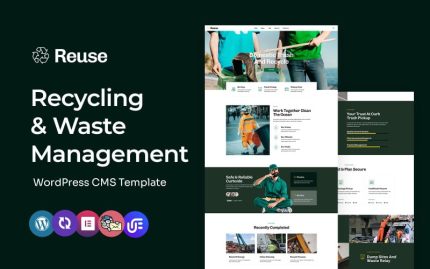 Yeniden Kullanım - Geri Dönüşüm ve Atık Yönetimi Çok Amaçlı WordPress Elementor Teması